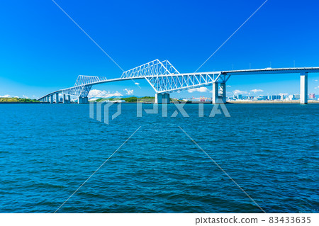 東京門大橋和富士山（從若洲海濱公園出發） 83433635