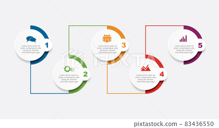 Infographic design template with place for your data. Vector illustration. Infographic design template with place for your data. Vector illustration. 83436550