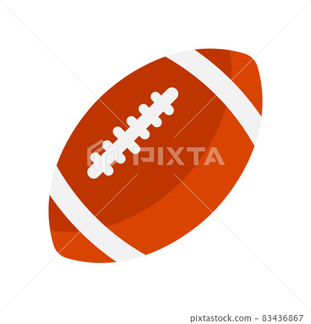 Illustration of a American Football Illustration of a American Football 83436867