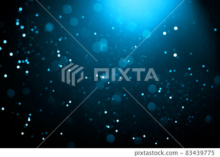 Abstract background with glowing turquoise particles. Abstract background with glowing turquoise particles. 83439775