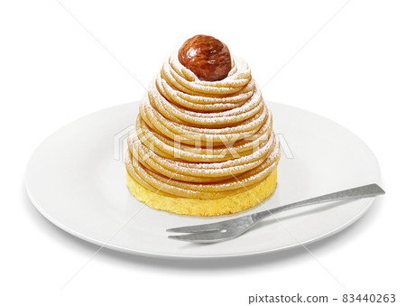 Montblanc Waguri Cake Illustration Real 83440263