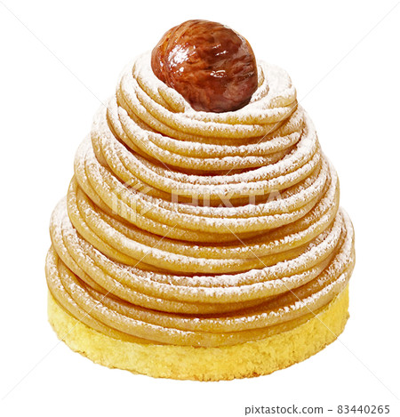 Montblanc Waguri Cake Illustration Real 83440265