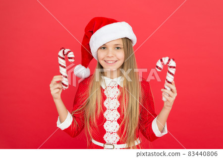 Christmas decorating ideas. Child Santa Claus costume Christmas decorating ideas. Child Santa Claus costume 83440806