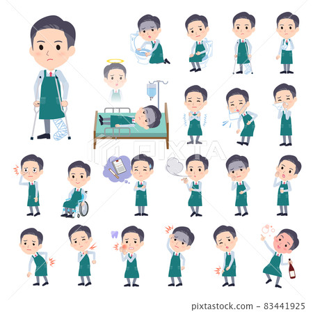 傷病超市店員男套裝 83441925