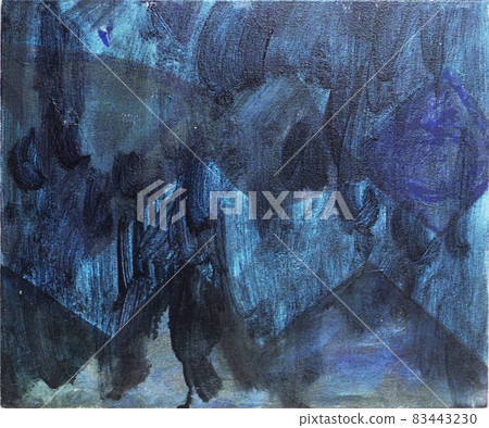 Abstract oil painting by a Japanese painter Abstract oil painting by a Japanese painter 83443230