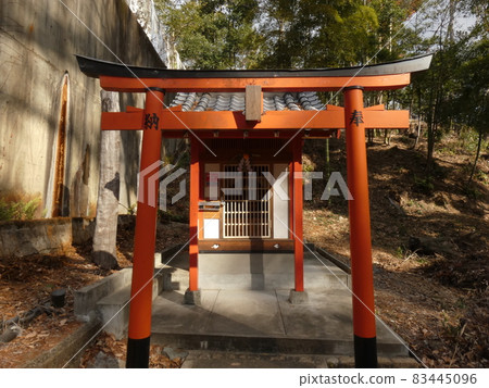 A shrine built in the forest [Sakaejo Shrine] 83445096