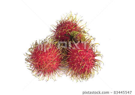 Rambutan isolated on white background Rambutan isolated on white background 83445547