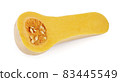 Butternut squash isolated on white background 83445549