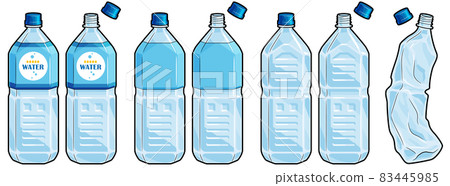 2L PET bottle illustration with main line 83445985