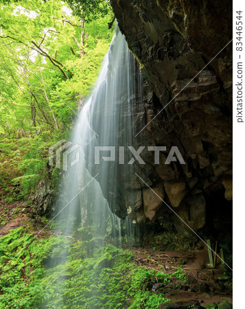 Waterfall in the mountains 83446544