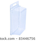 Clamshell packages, Clear Plastic Blister Boxes, Empty transparent plastic container isolated on white background with clipping path 83446756