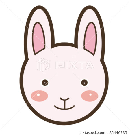Cute animal icon rabbit - Stock Illustration [83446785] - PIXTA