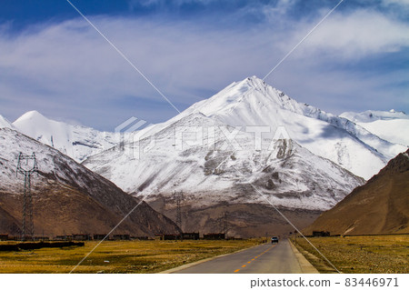 中國西藏雪山景觀 83446971