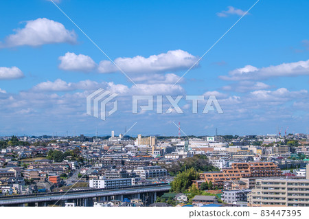 橫濱都市風景多摩廣場站等的看法在日本 83447395
