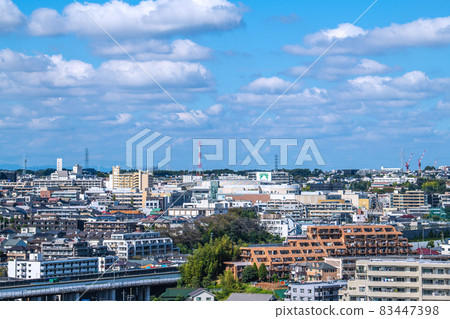 View of Yokohama cityscape Tama Plaza Station etc. in Japan View of Yokohama cityscape Tama Plaza Station etc. in Japan 83447398