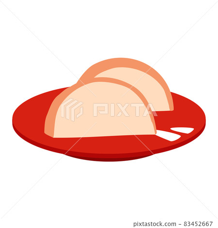 New Year's card material New Year dishes Kamaboko New Year's card material New Year dishes Kamaboko 83452667