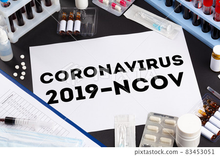 Coronavirus outbreak concept.Coronavirus diagnosis, laboratory testing 83453051
