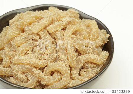 With cod roe of konnyaku With cod roe of konnyaku 83453229