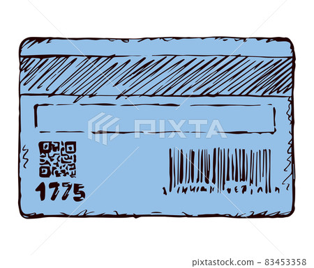 Bank card. Vector drawing Bank card. Vector drawing 83453358