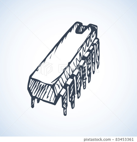 Microchip. Vector drawing - Stock Illustration [83453361] - PIXTA