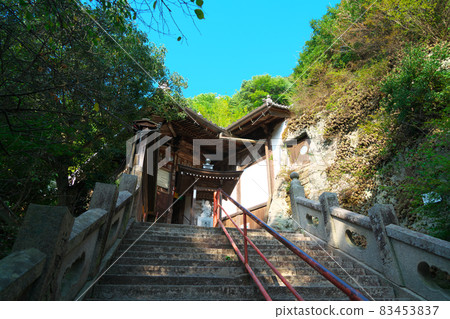 [88 places in Shikoku] The 70th Ichiban Fudasho, Yadani Temple, Daishido and Aozora, Mitoyo City, Kagawa Prefecture 83453837