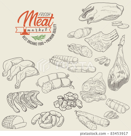 Meat products and sausages 83453917