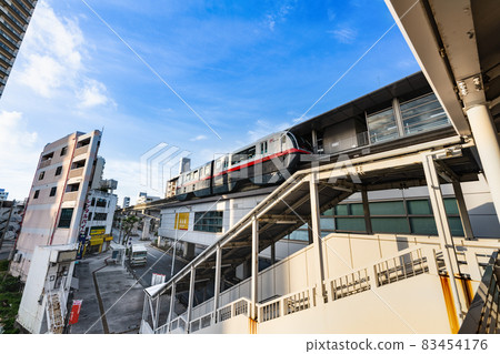Okinawa City Monorail Makishi Station in Naha, Okinawa Okinawa City Monorail Makishi Station in Naha, Okinawa 83454176