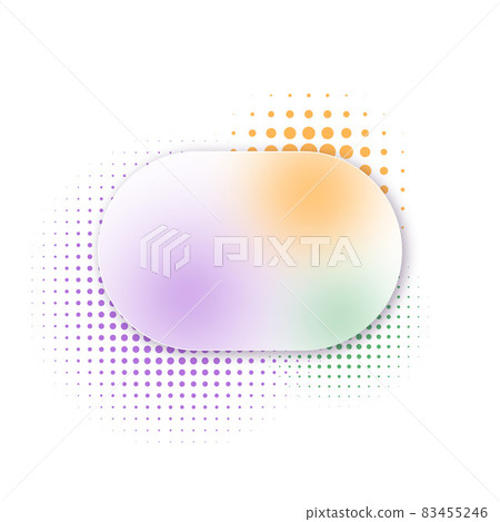 Vector background in glass morphism style . Editable illustration Vector background in glass morphism style . Editable illustration 83455246