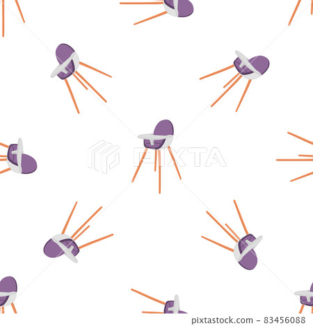 Illustration on theme colorful modern child high chair 83456088