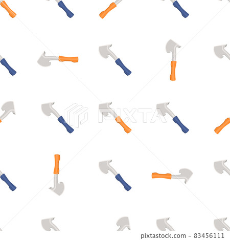 Illustration on theme pattern steel axes with wooden handle Illustration on theme pattern steel axes with wooden handle 83456111