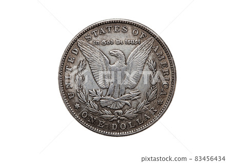 USA One Dollar Morgan Silver Coin reverse USA One Dollar Morgan Silver Coin reverse 83456434