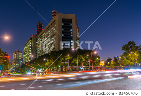 Tokyo cityscape of Japan Dissolution of the House of Representatives, hopes for the Metropolitan Police Department and the Diet = October 14 83456470