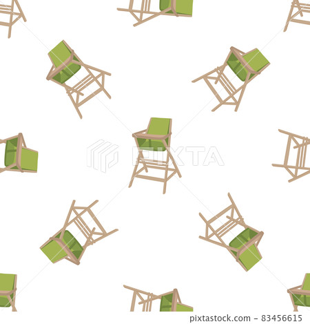 Illustration on theme colorful modern child high chair 83456615