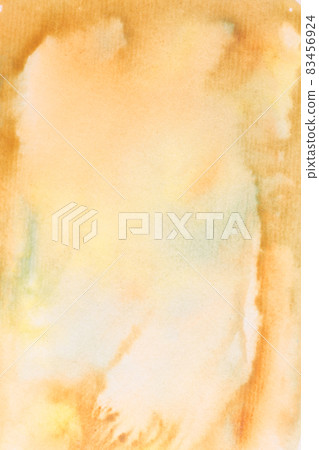 hand painted orange and green watercolour background hand painted orange and green watercolour background 83456924