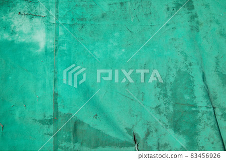 Old green canvas cover texture background 83456926