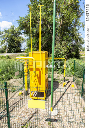 Gas regulatory and distribution point 83457236