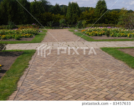 Yuni Garden with colorful flowers (Hokkaido) 83457633