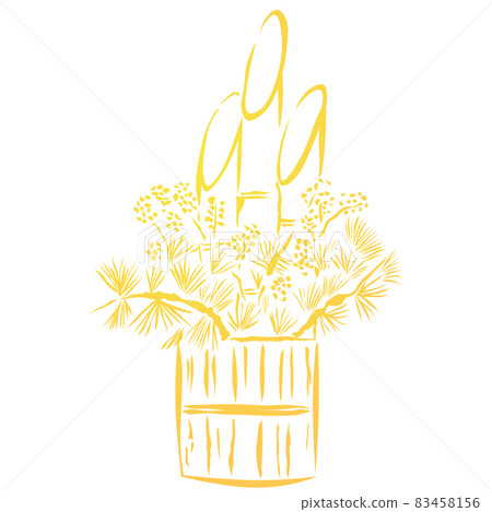 Kadomatsu vector illustration Kadomatsu vector illustration 83458156