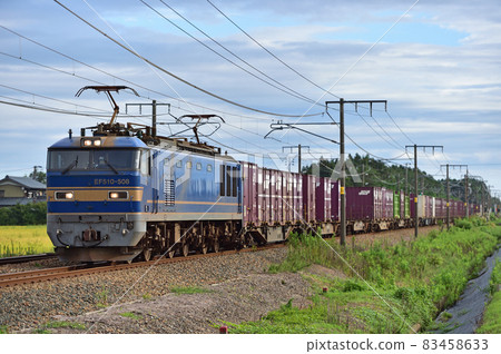 信越本線 帶折見附 JR Freight EF510-508(富山) 信越本線 帶折見附 JR Freight EF510-508(富山) 83458633