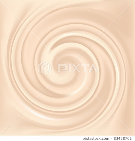 Vector background of swirling creamy texture 83458701