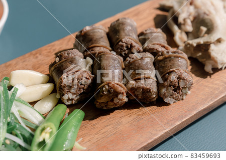 韓國食品聖代和Suyuk 韓國食品聖代和Suyuk 83459693