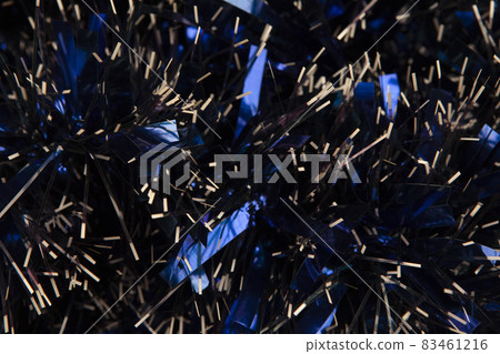 image of tinsel dark background 83461216
