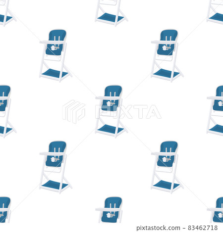 Illustration on theme colorful modern child high chair Illustration on theme colorful modern child high chair 83462718