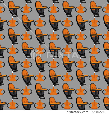 Illustration on theme colorful modern child high chair Illustration on theme colorful modern child high chair 83462769