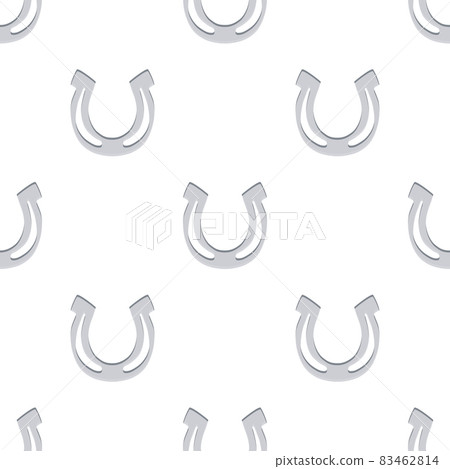 Illustration on theme Irish holiday St Patrick day, seamless horseshoes Illustration on theme Irish holiday St Patrick day, seamless horseshoes 83462814