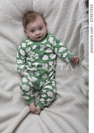 six months old cute little baby six months old cute little baby 83463958