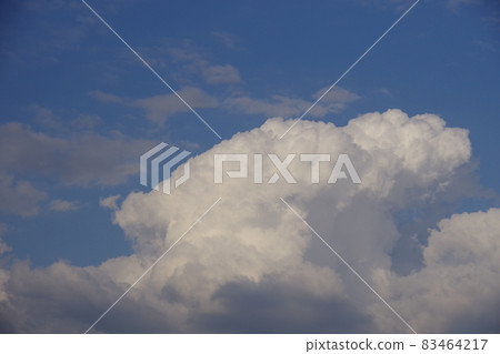 Refreshing blue sky sky cumulus clouds background background material image 83464217