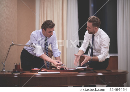 corporate business team on meeting corporate business team on meeting 83464464