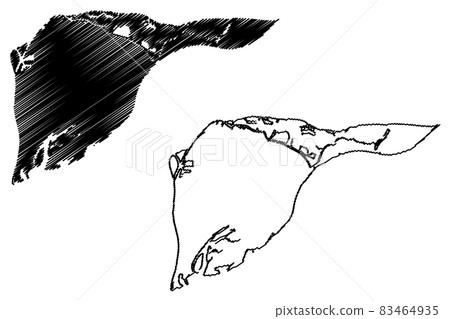 Dordrecht City (Kingdom of the Netherlands, South Holland) map vector illustration, scribble sketch City of Dordt or Dort map Dordrecht City (Kingdom of the Netherlands, South Holland) map vector illustration, scribble sketch City of Dordt or Dort map 83464935