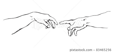 Ancient prison lattice. Vector drawing Ancient prison lattice. Vector drawing 83465256